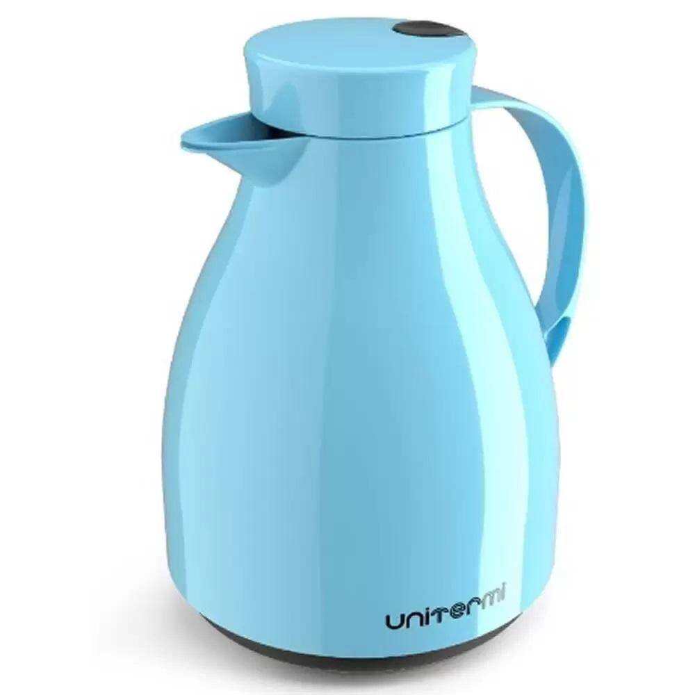 Garrafa Térmica 500 Ml Com Gatilho Unitermi Paris Azul Claro