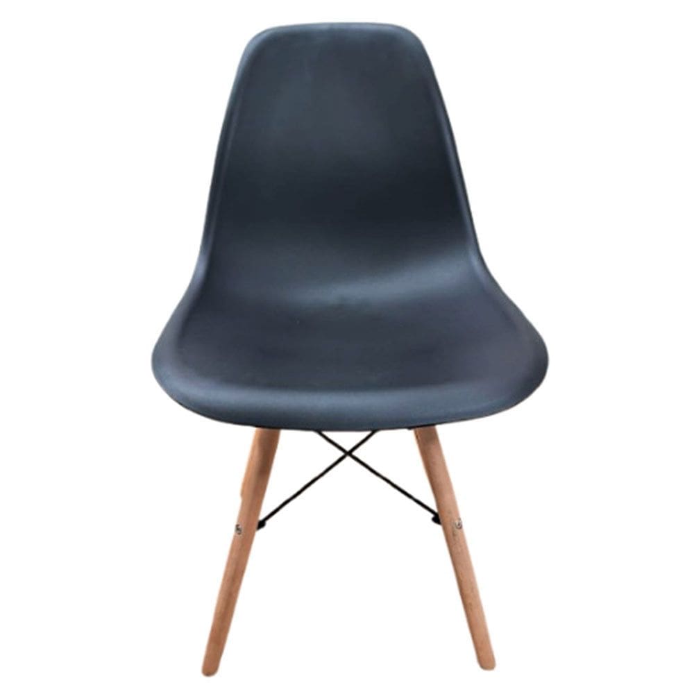 Cadeira Eames Eiffel com Base de Madeira Intervalue