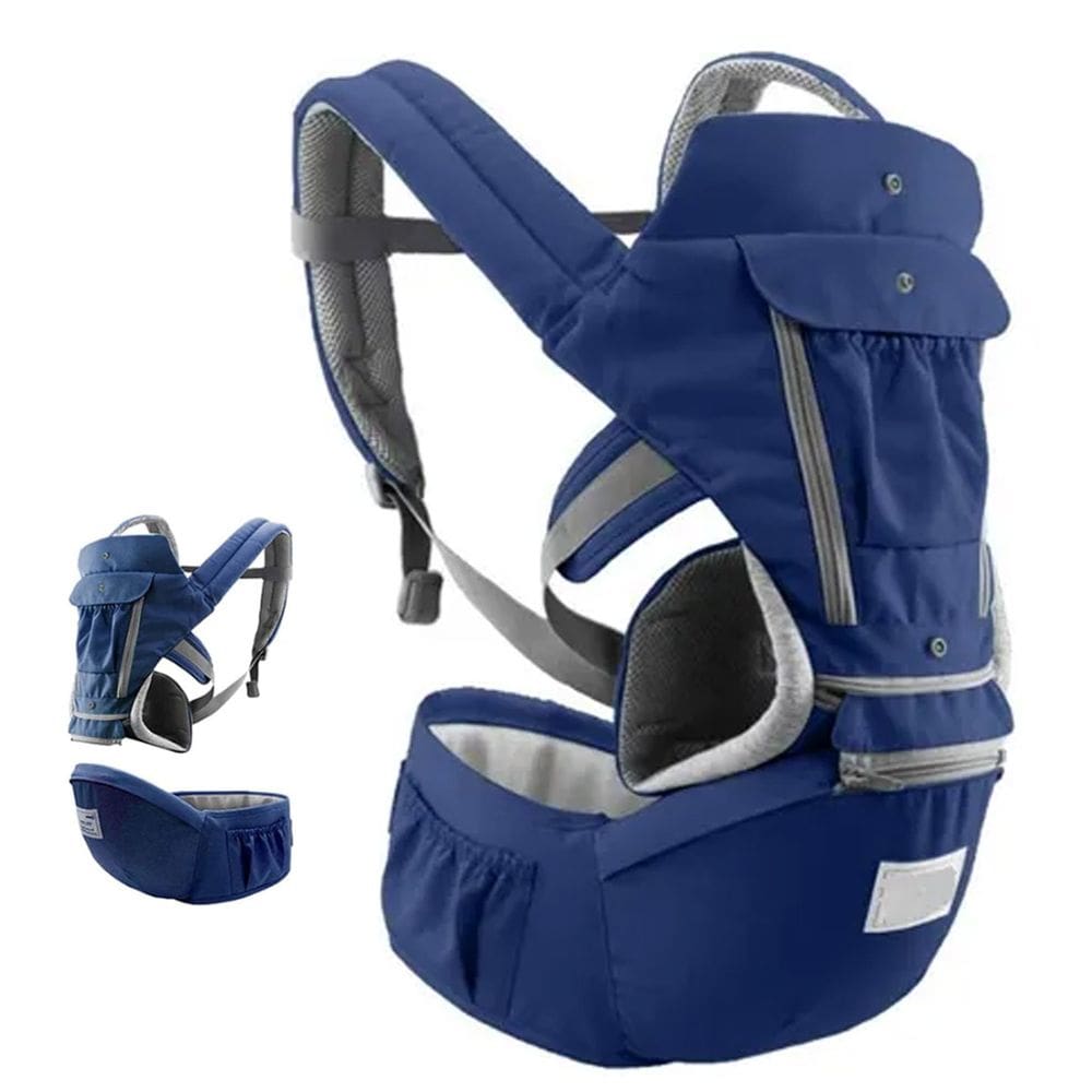 Canguru Carregador Bebe Criança Passeio Viagem Acolchoado Alça Ajustavel Ergonomico Bolso Confortavel Resistente