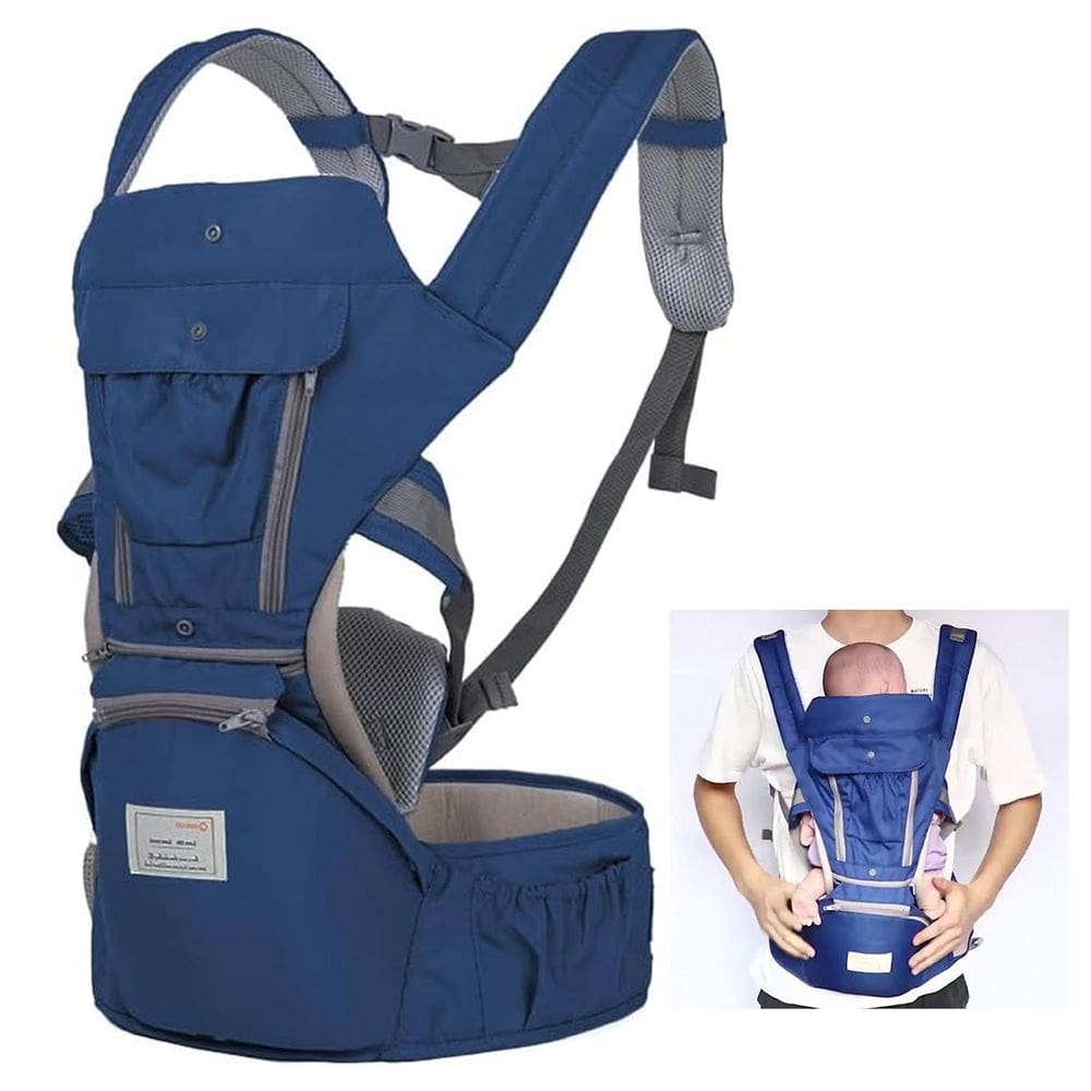 Canguru Carregador Bebe Criança Passeio Viagem Alça Ergonomica Ajustavel Macio Acolchoada Bolso Praticidade Seguro Resistente Confortavel