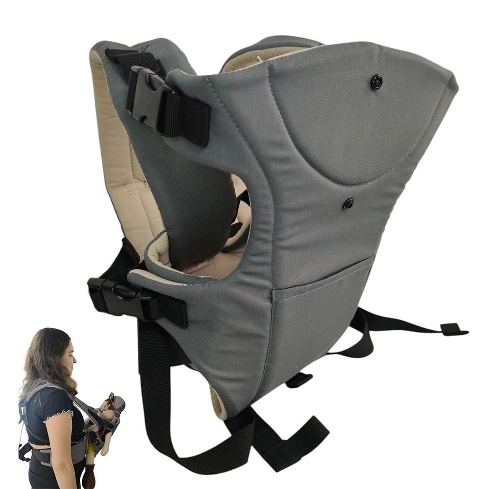 Canguru Carregador Bebe Criança Passeio Viagem Sentado Bolso Alça Ajustavel Seguro Resistente Macio Confortavel
