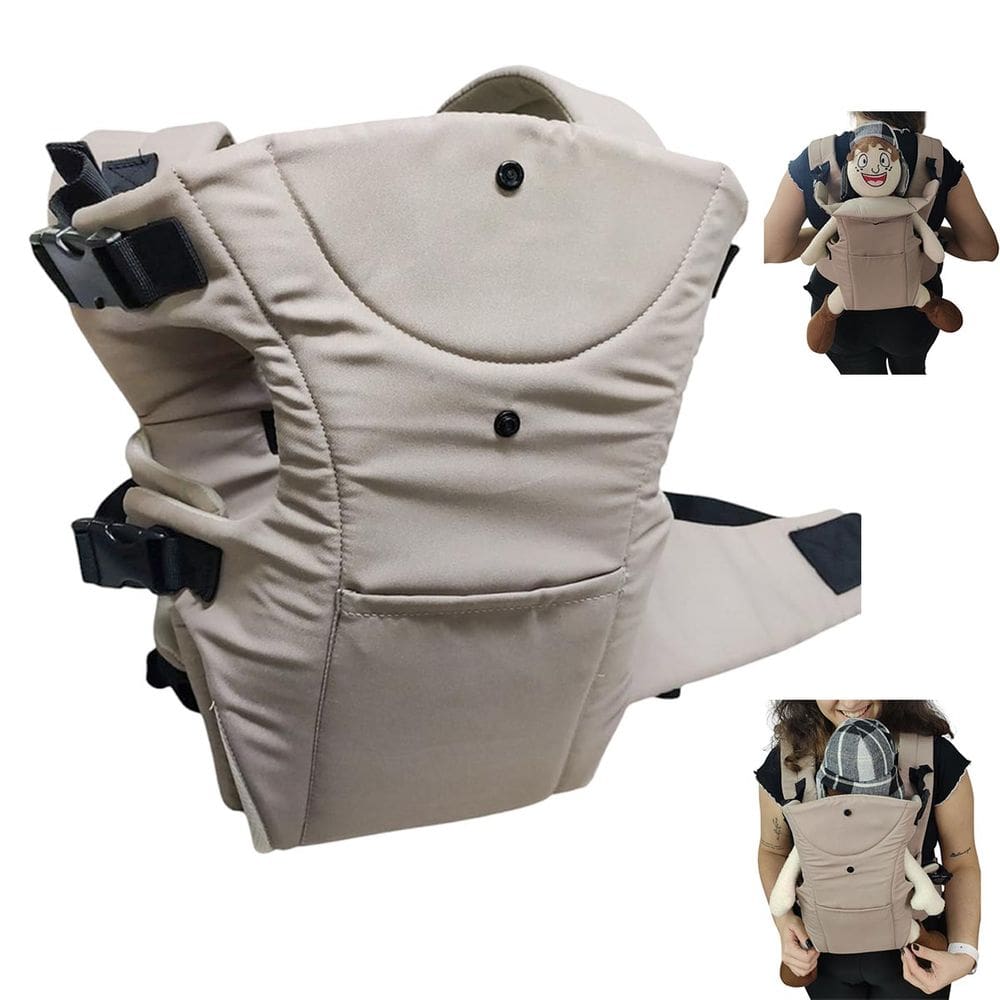 Canguru Carregador Bebe Criança Seguro Sentado Passeio Viagem Alça Ajustavel Confortavel Pratico Resistente Macio