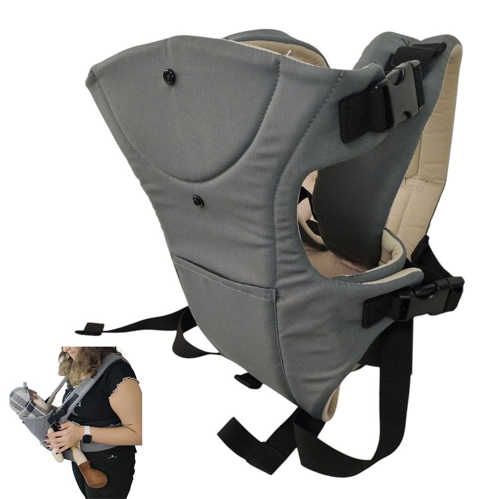 Canguru Carregador Bebe Criança Passeio Viagem Bolso Alça Ajustavel Sentado Resistente Seguro Confortavel Proteçao
