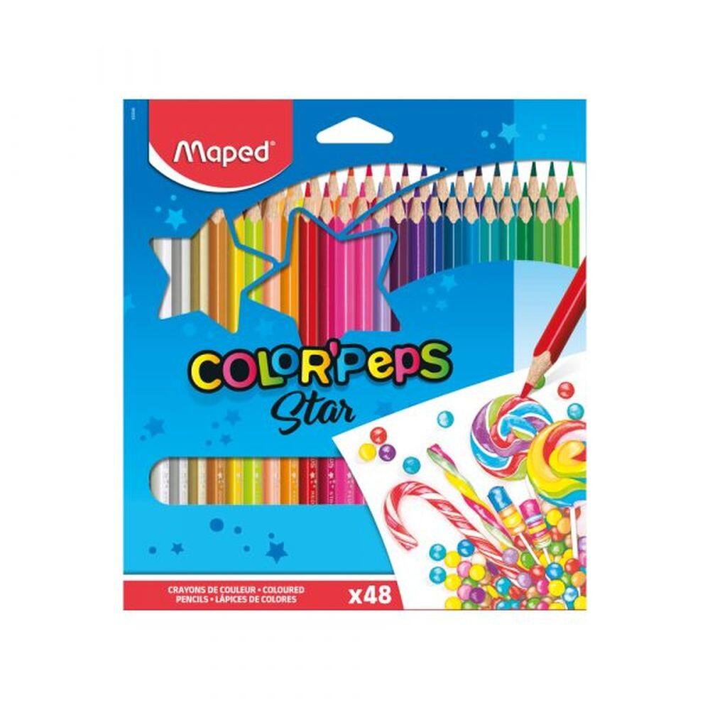 Lapis De Cor Color Peps Star Maped