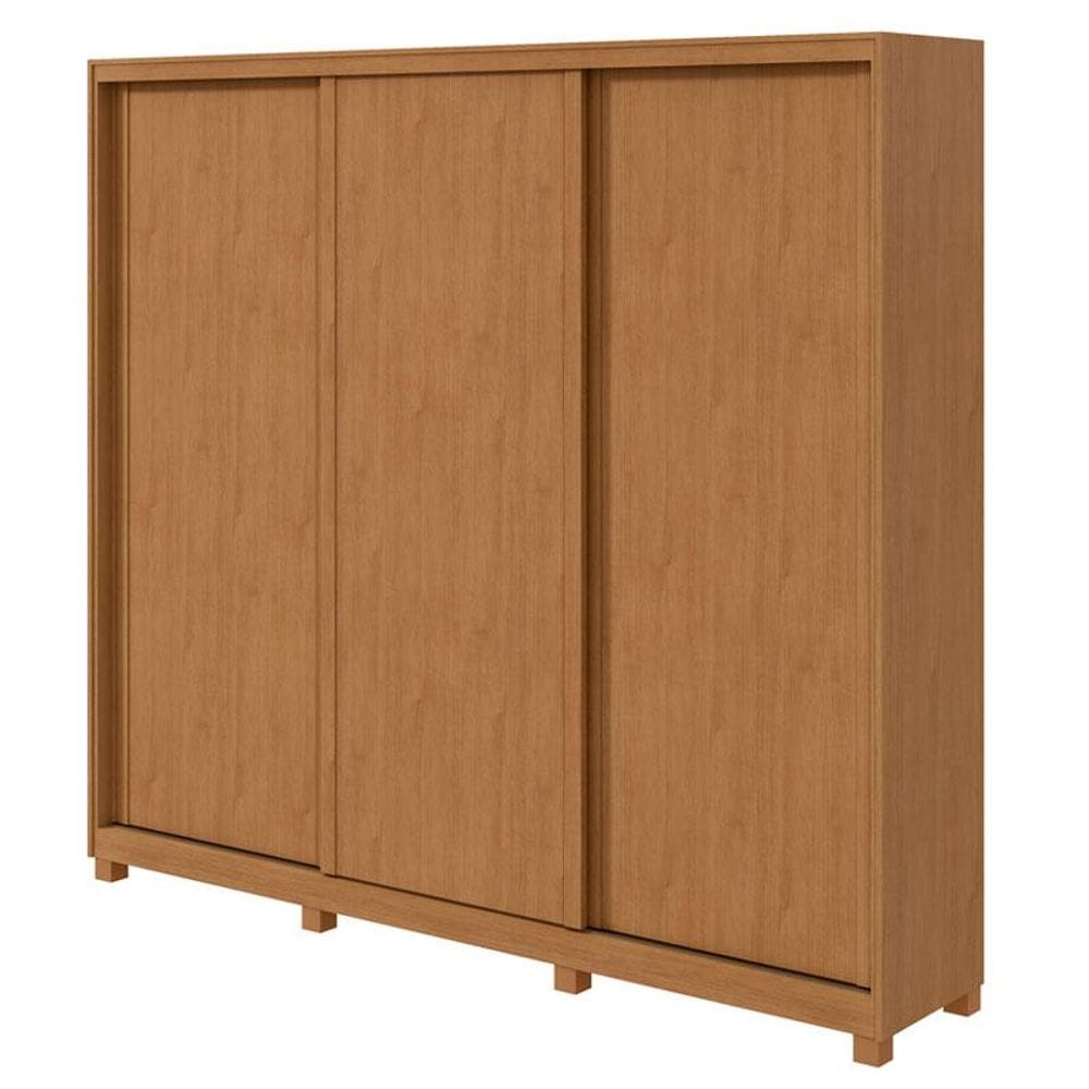 Guarda Roupa Casal Forma 230 3 Portas Amêndoa Clean Off White Flex com Pés – Lopas