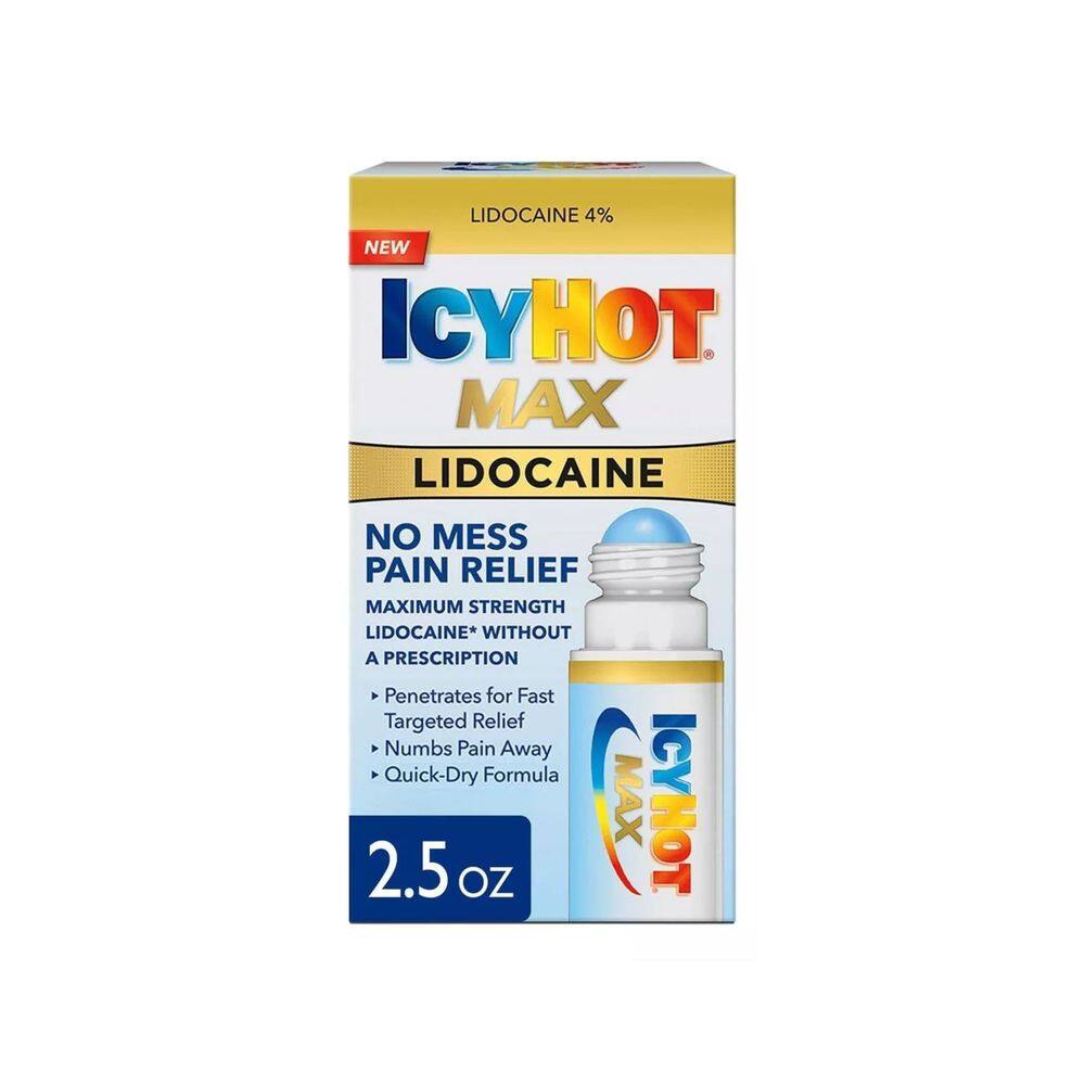 Icyhot Max Com Lidocaína Em Roll-on 73ml