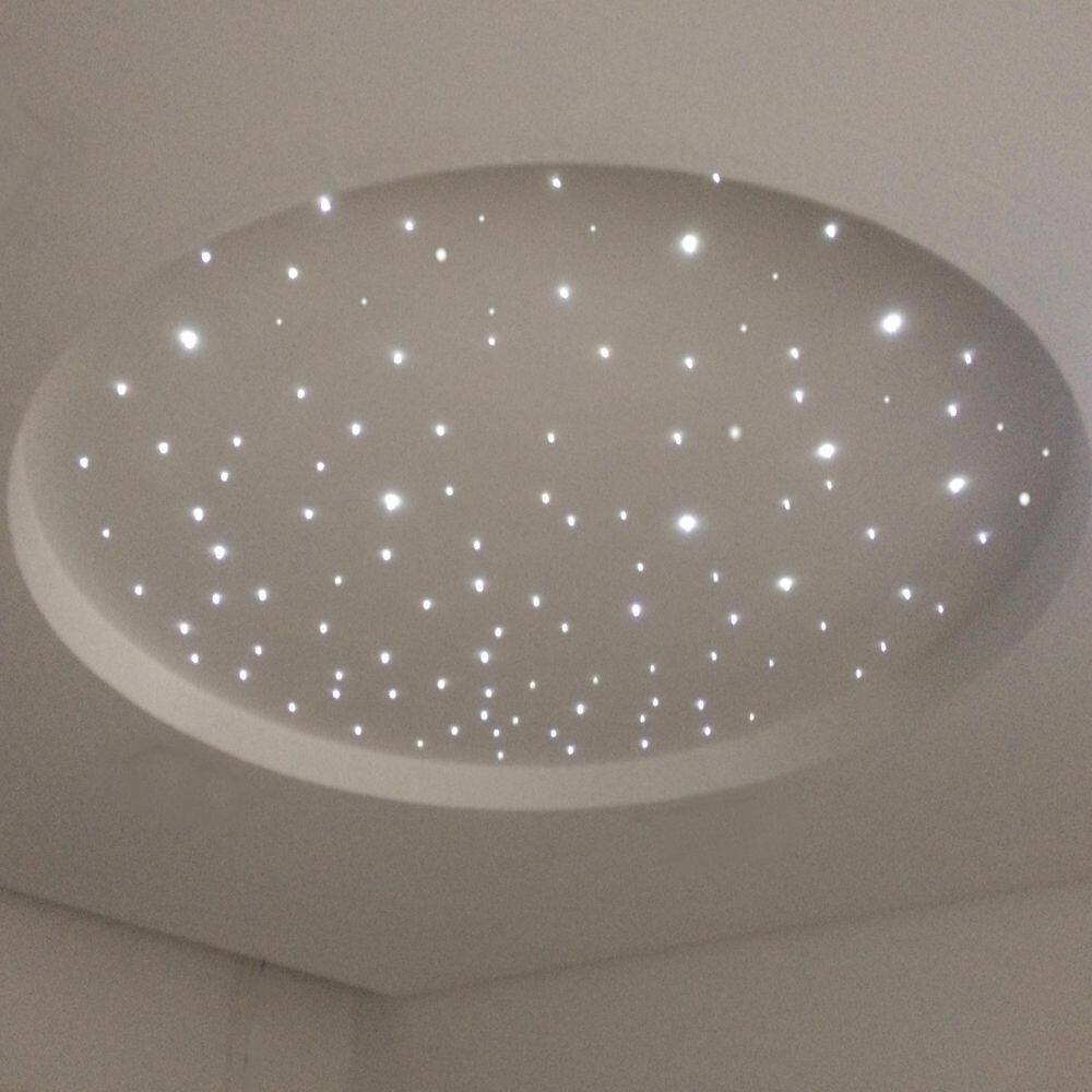 Kit Fibra Ótica 200 Branco Misto Noite Estrelado Quarto Teto