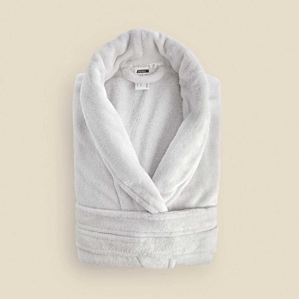 Roupão Blanc Microfibra Branco - A\\CASA