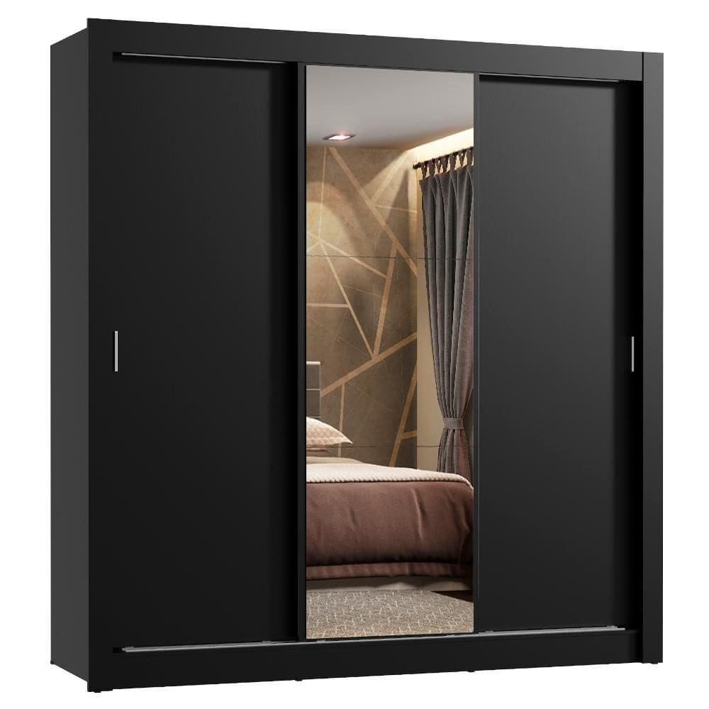 Guarda Roupa Casal Lyon Plus 3 Portas de Correr Madesa