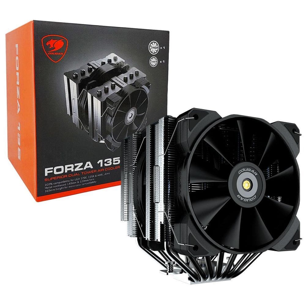 Air Cooler Cougar Forza 135, Intel/Amd, 120Mm E 140Mm