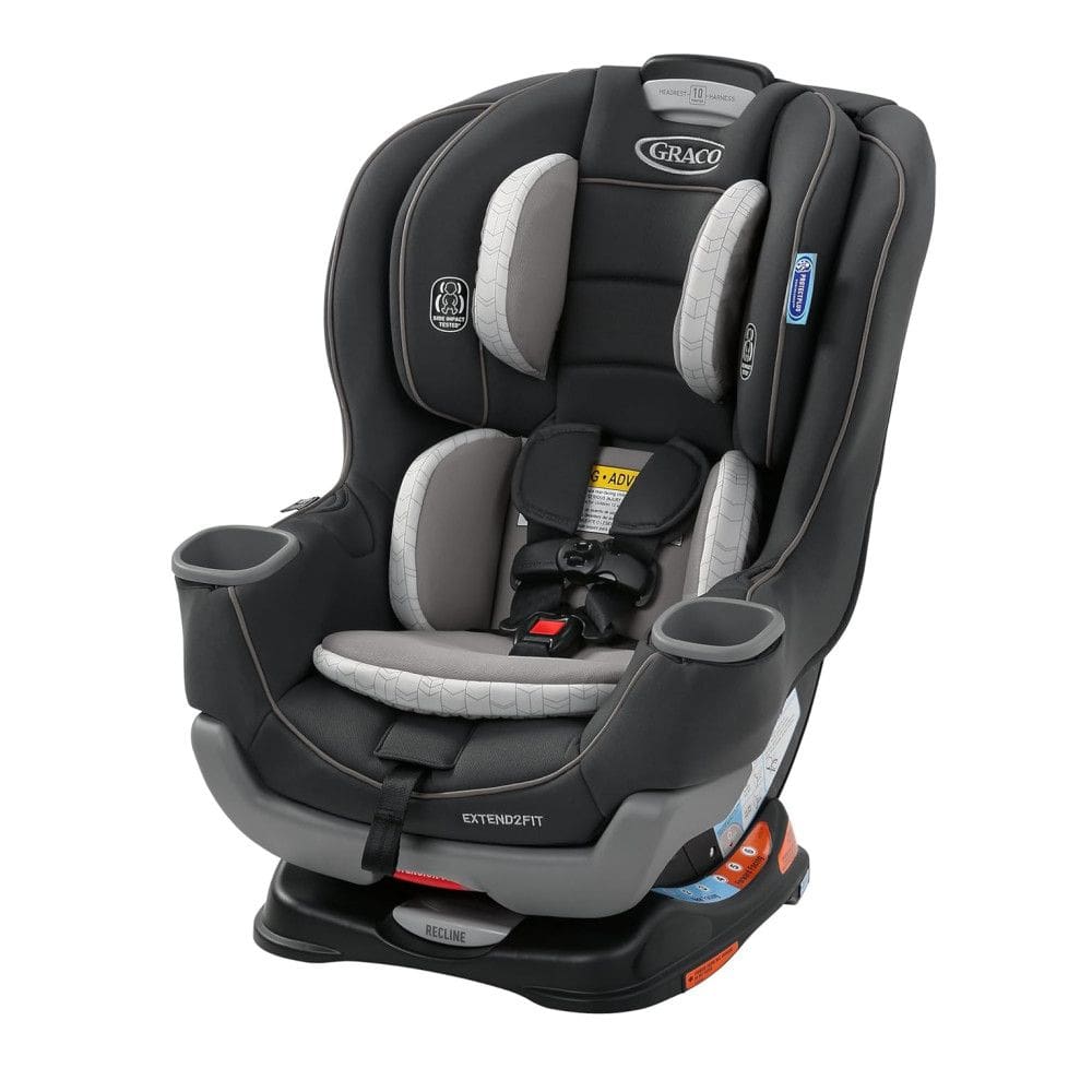 Cadeirinha de Carro para Bebê Graco Extend2Fit, Conversível, Encosto Ajustável para Mais Conforto, Vermelho - Acompanha o Crescimento do