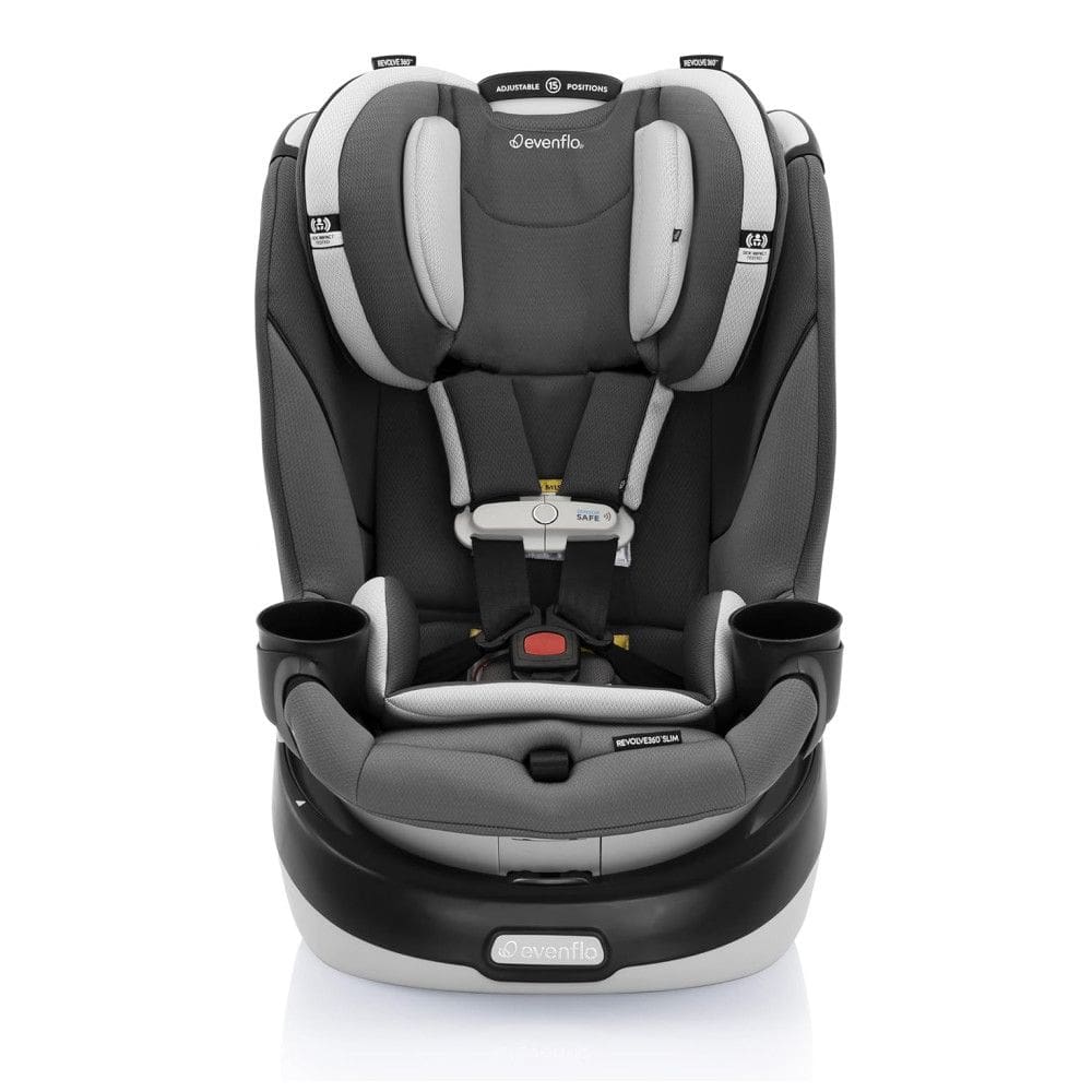 Cadeirinha de Carro Giratória Evenflo Gold Revolve360 Slim 2 em 1 com SensorSafe - Cinza Pérola