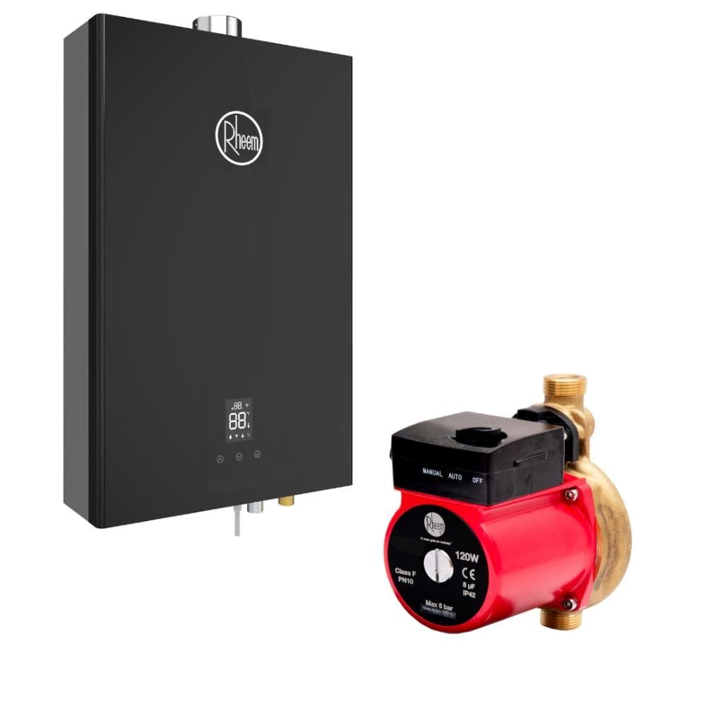 Aquecedor 20L Black Wifi GLP Bivolt + Bomba 120W 220V Rheem