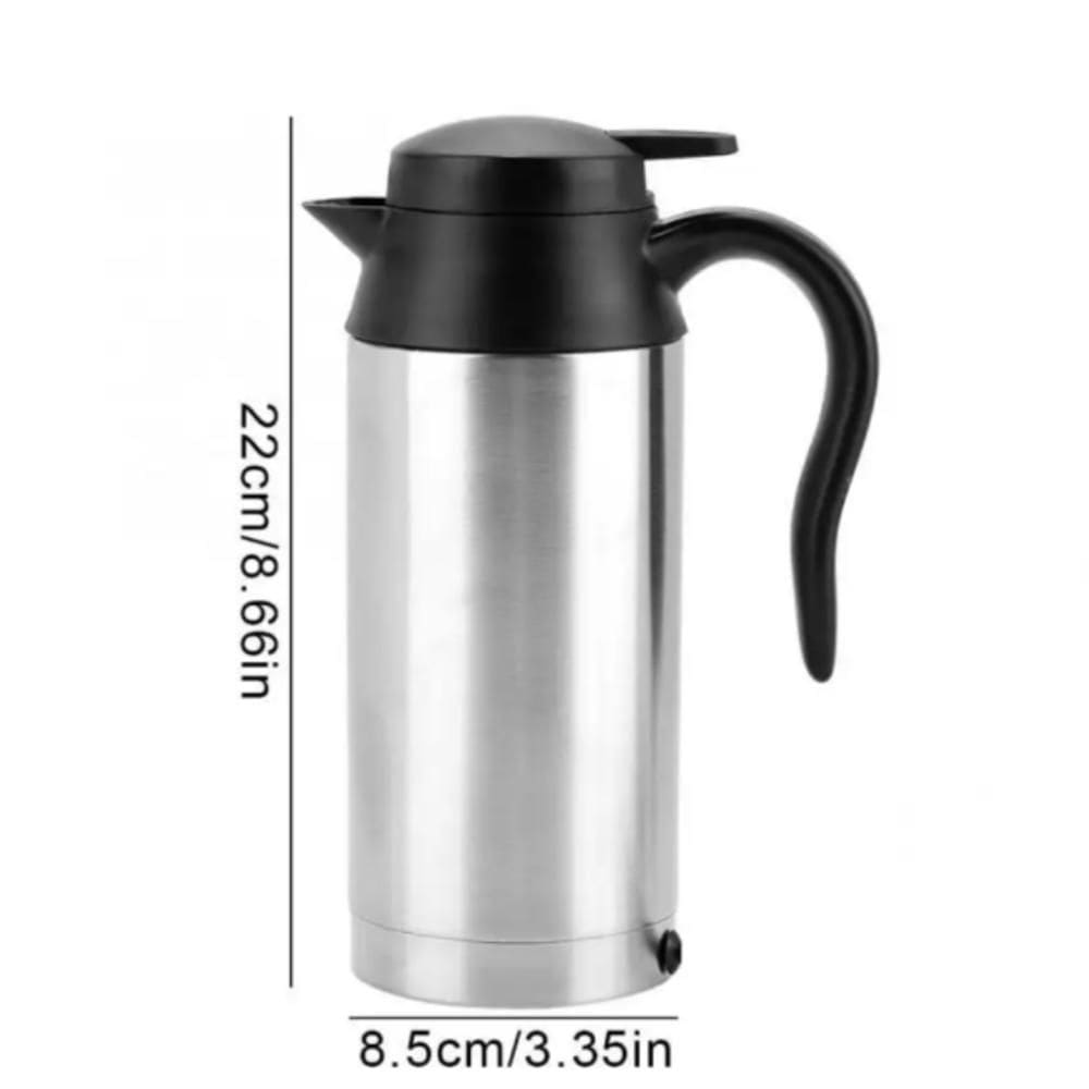 Garrafa Termica Eletrica 12V Caneca Para Carro Copo Aquecedor Portatil Com Alca Café Agua Cha