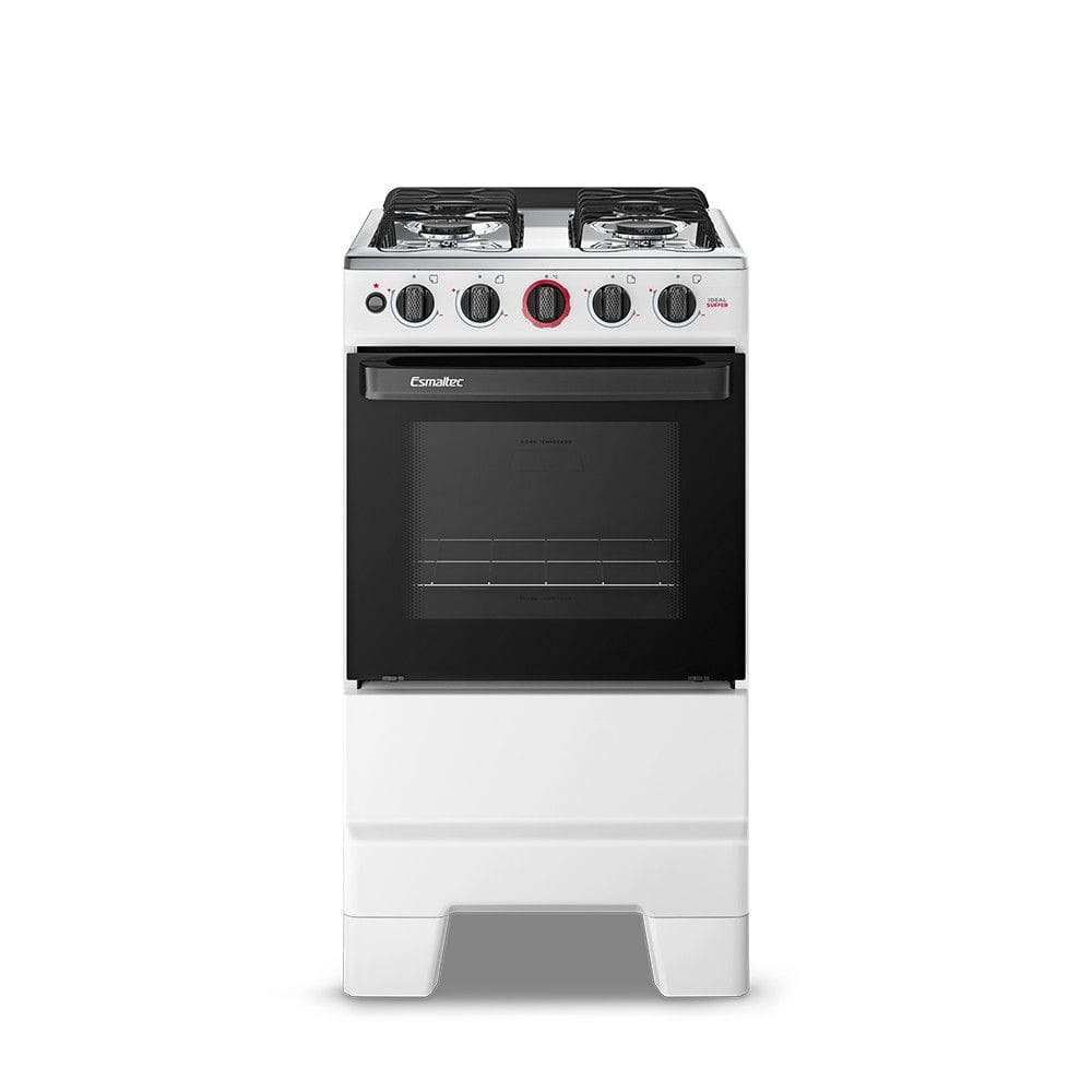 Fogão Ideal Super 4 Bocas com Mesa em Inox Esmaltec