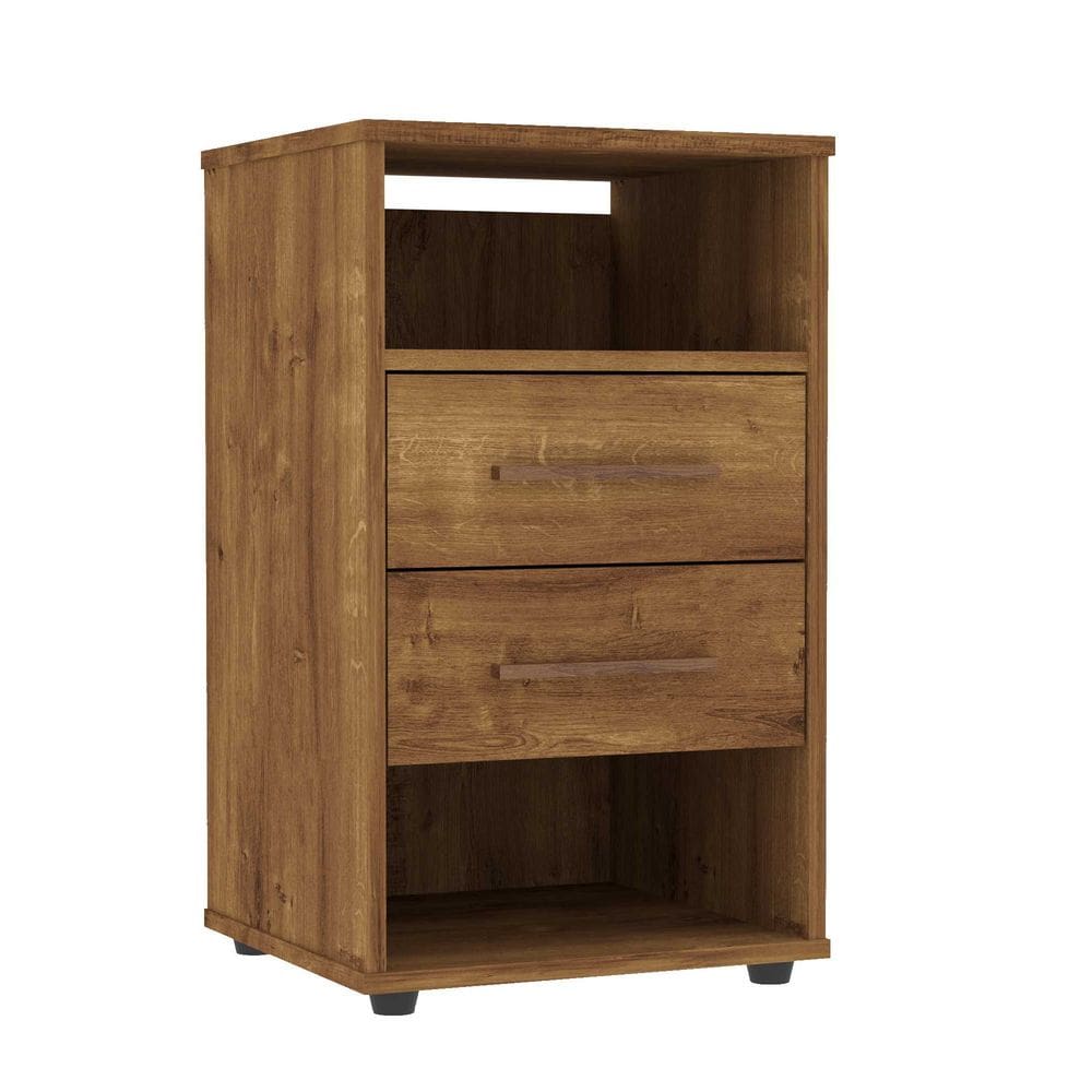 Mesa De Cabeceira Monet Max Canela 2 Gavetas