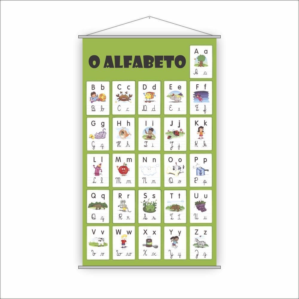 Banner Escolar - Alfabeto 120X65Cm | Vários Modelos