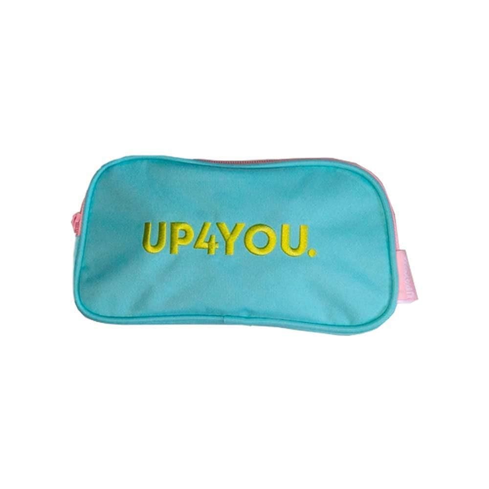 Estojo Escolar Duplo Verde Up4You - Luxcel