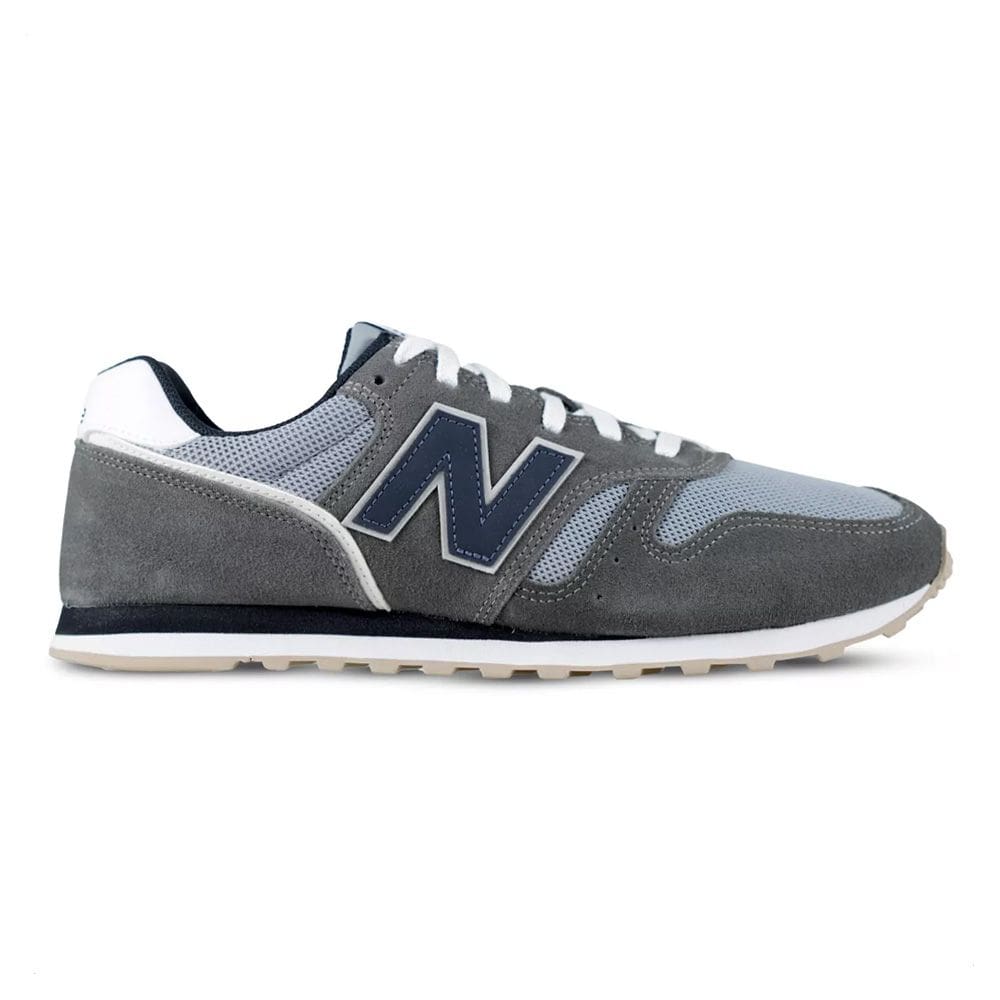 Tênis New Balance 373v2 Grafite e Azul Masculino