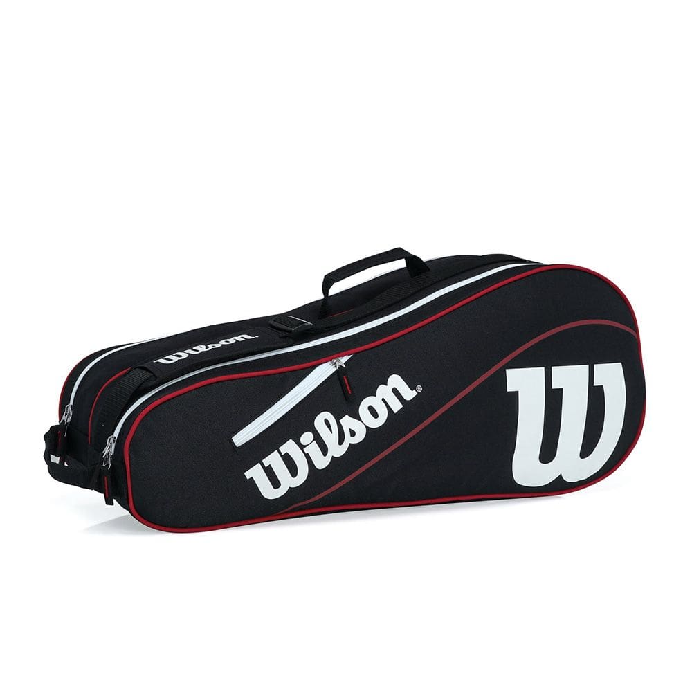 Raqueteira Wilson ESP Advantage III X6 Preto e Vermelho