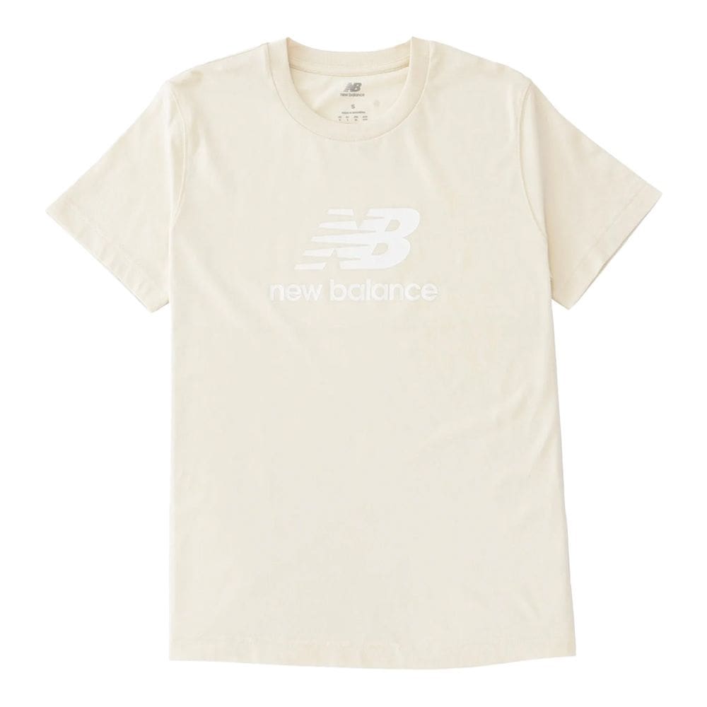 Camiseta New Balance Essentials Basic Branco Linho Feminina