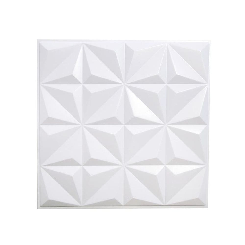 Kit 4 Placas Revestimento De Parede Pvc 3D Relevo Estelar