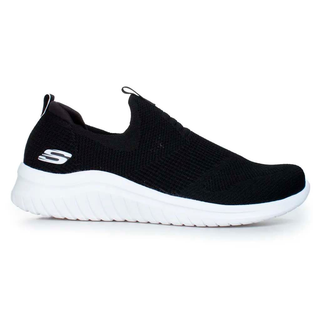 Tênis Skechers Ultra Flex 2.0 Preto e Branco Masculino