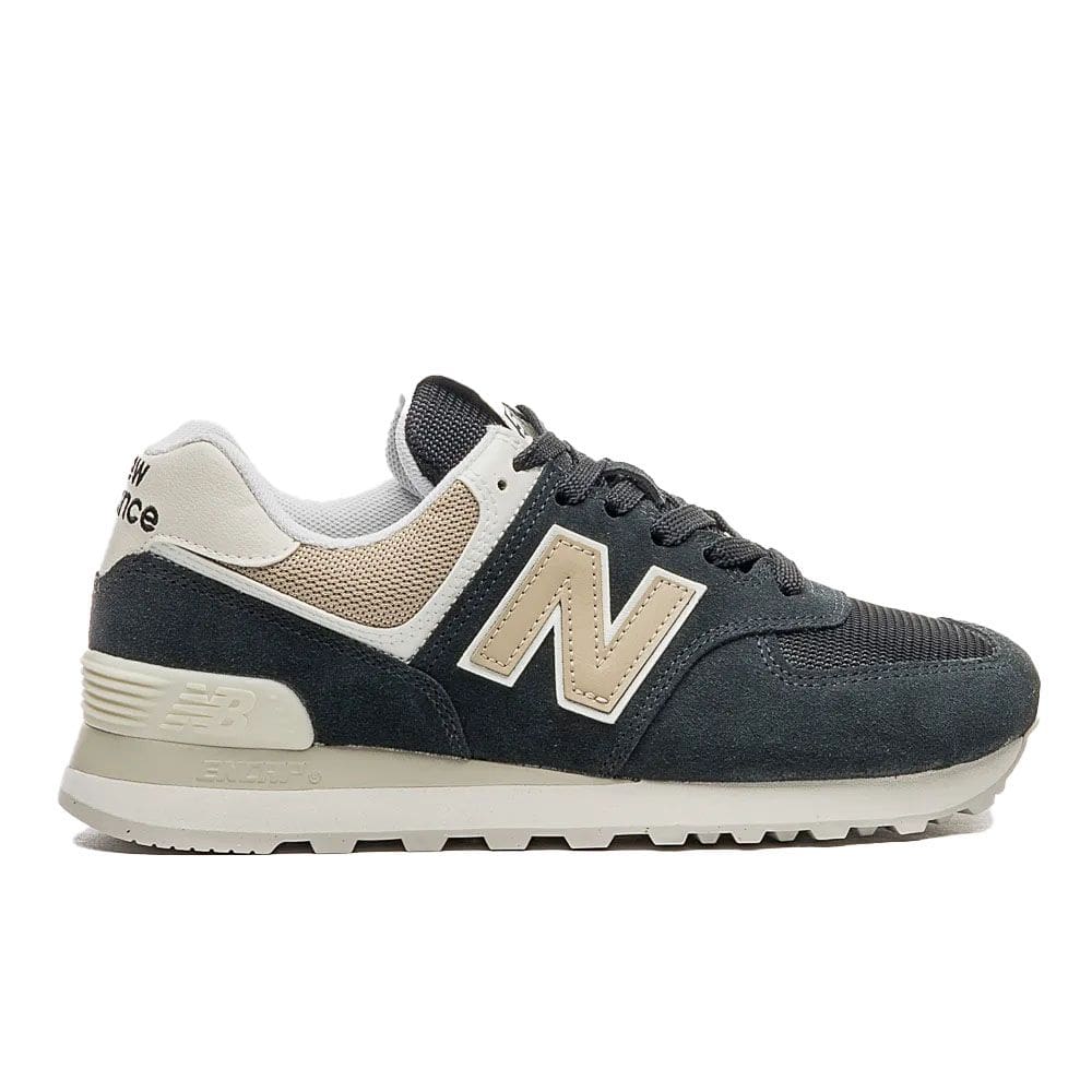 Tênis New Balance 574v2 Preto e Bege Feminino