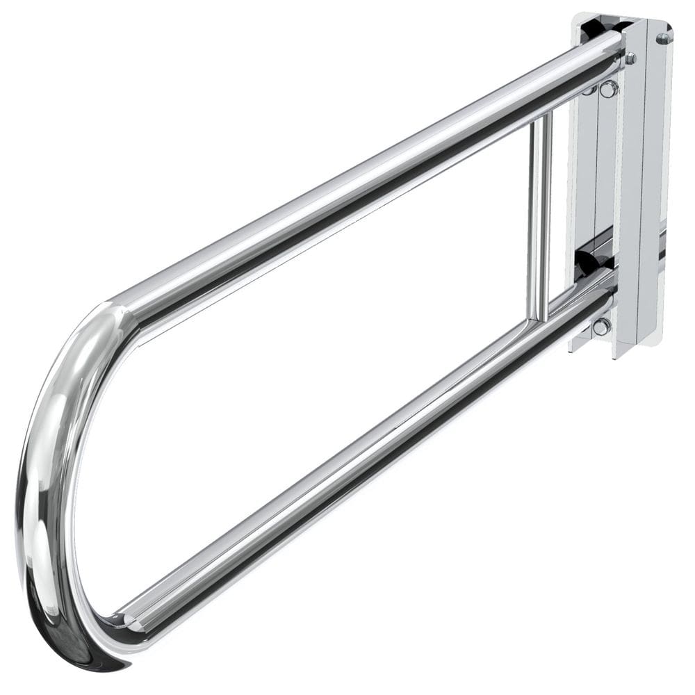 Barra de Apoio Para Sanitário Articulada Cromada 70cm FS