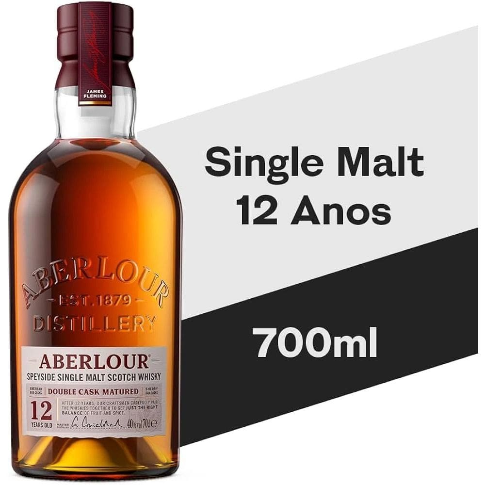 Aberlour Whisky 12 Anos Single Malt Escocês - 700 Ml