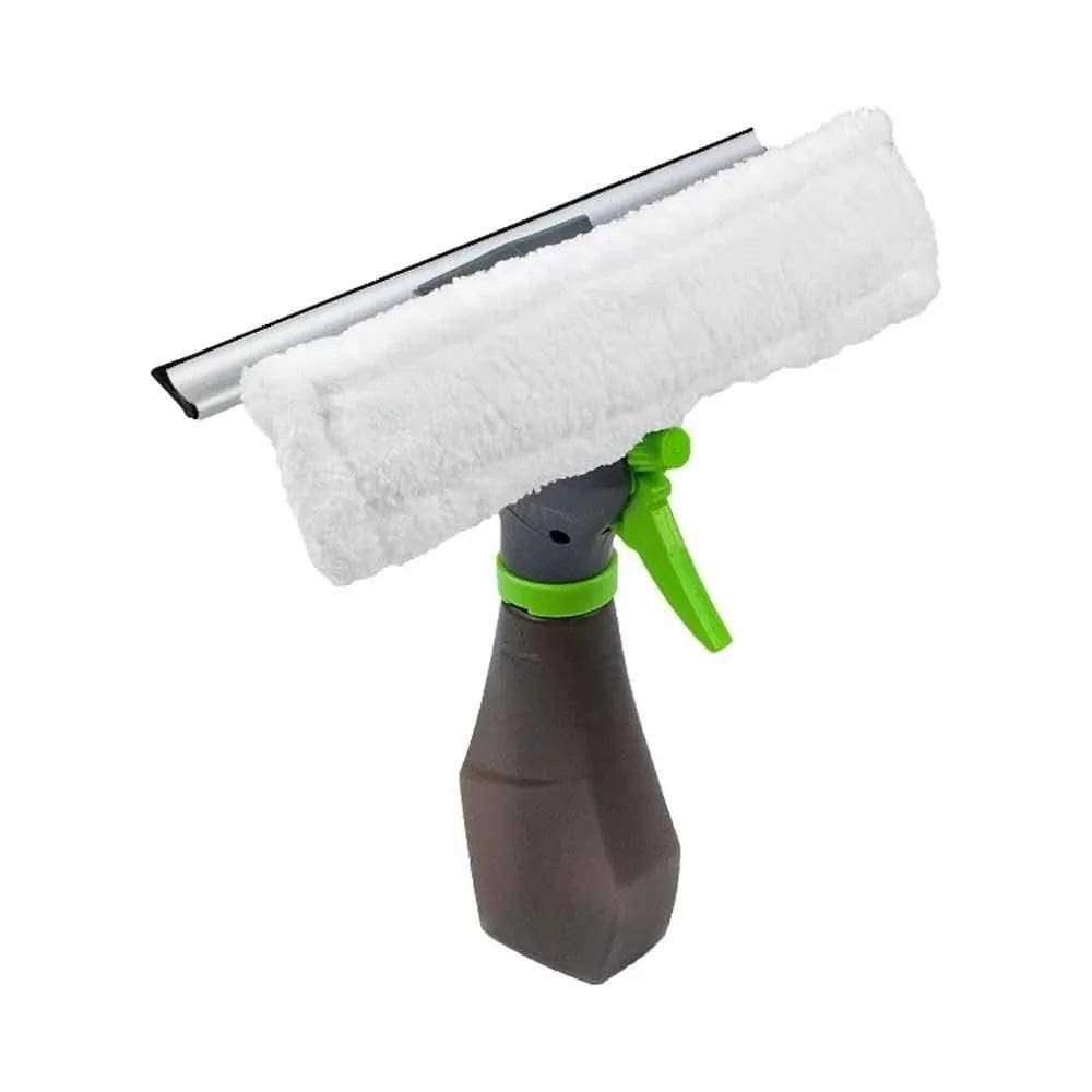 Rodo Mop Spray Reservatorio Limpa Vidro Janela Box Borrifador 3 Em 1 Kit Completo