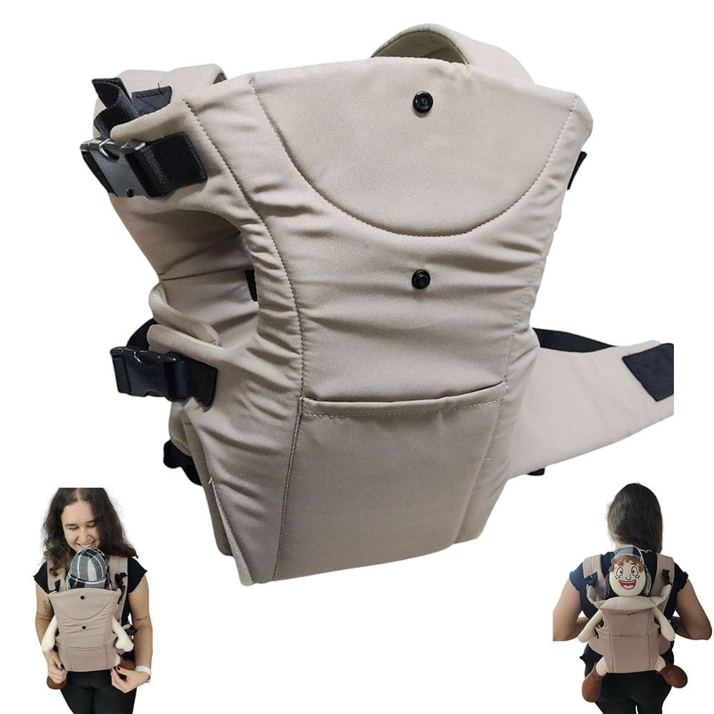 Canguru Carregador Bebe Criança Bolso Alça Ajustavel Sentado Viagem Passeio Resistente Macio Seguro Confortavel