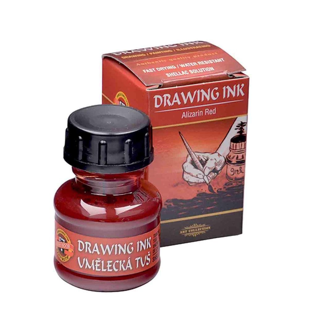Tinta Nanquim Alta Pigmentação Koh-I-Noor 20G Alizarin Red