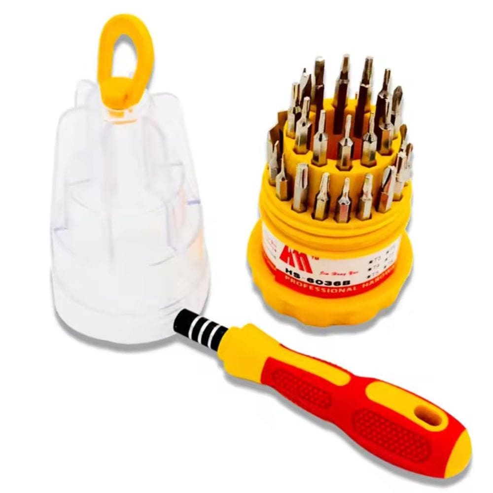 Kit Ferramentas 31 Pç Magnética Combinadas  Reparo Domestico