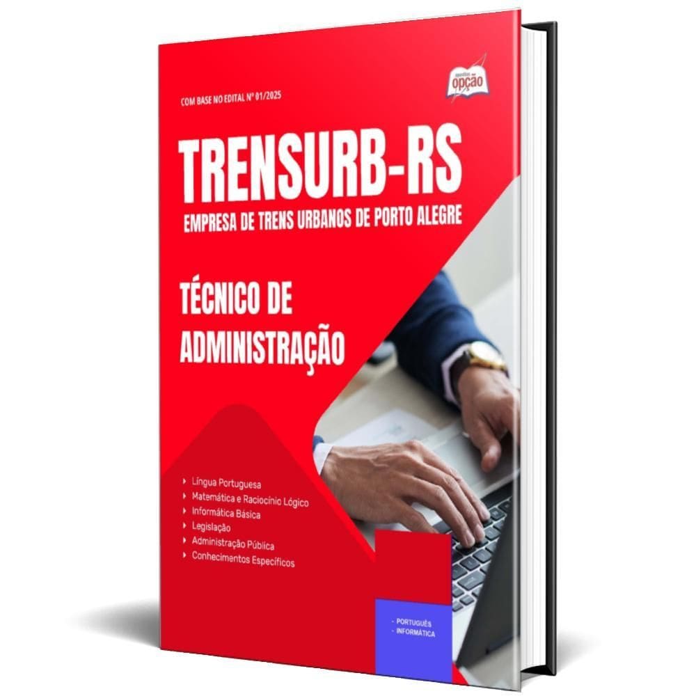 Apostila Trensurb Rs 2025 - Técnico De Administração