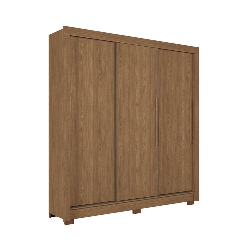 Guarda-roupa Casal 204cm 3 Portas 9 Gavetas Arnaut