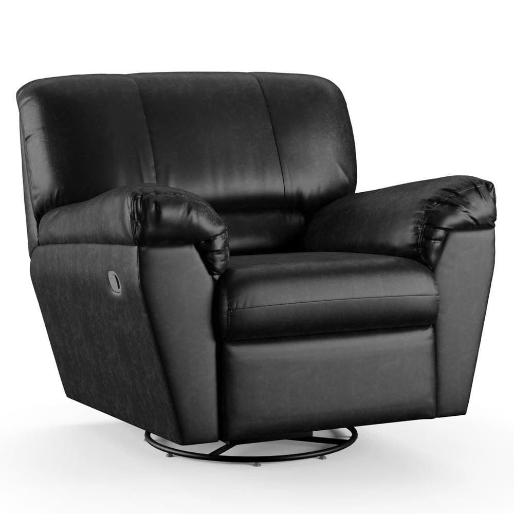 Poltrona Do Papai Reclinável Retrátil Taty D05 Corano Preto - Mpozenato