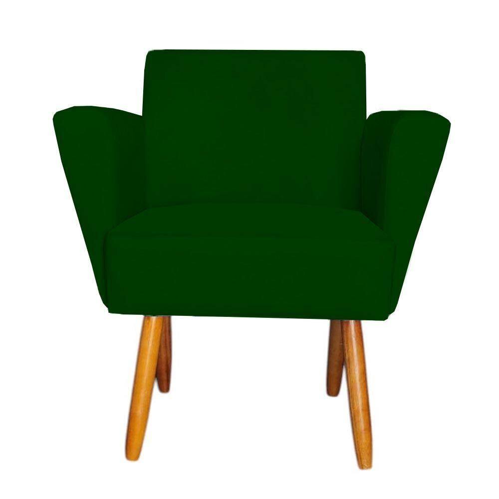 Poltrona Dora Sued Verde D`classe Decor