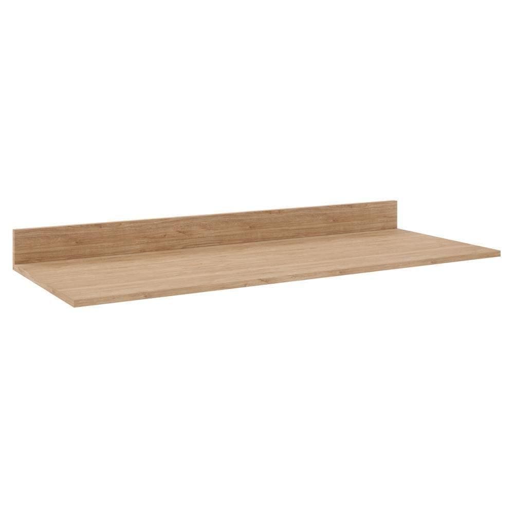 Tampo Para Balcão De Cozinha 160cm Mdp Castanho - Lumil