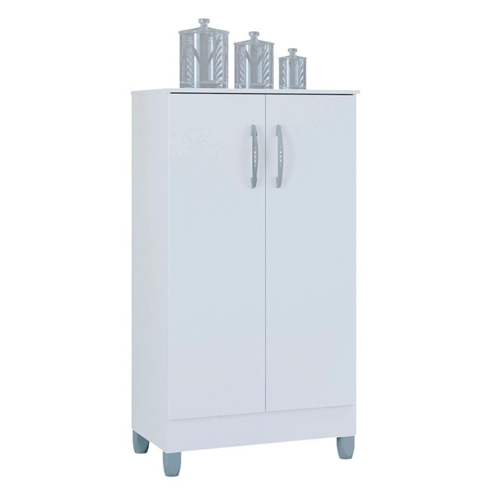 Armário Multiuso 60cm 2 Portas Tami P11 Branco - Mpozenato