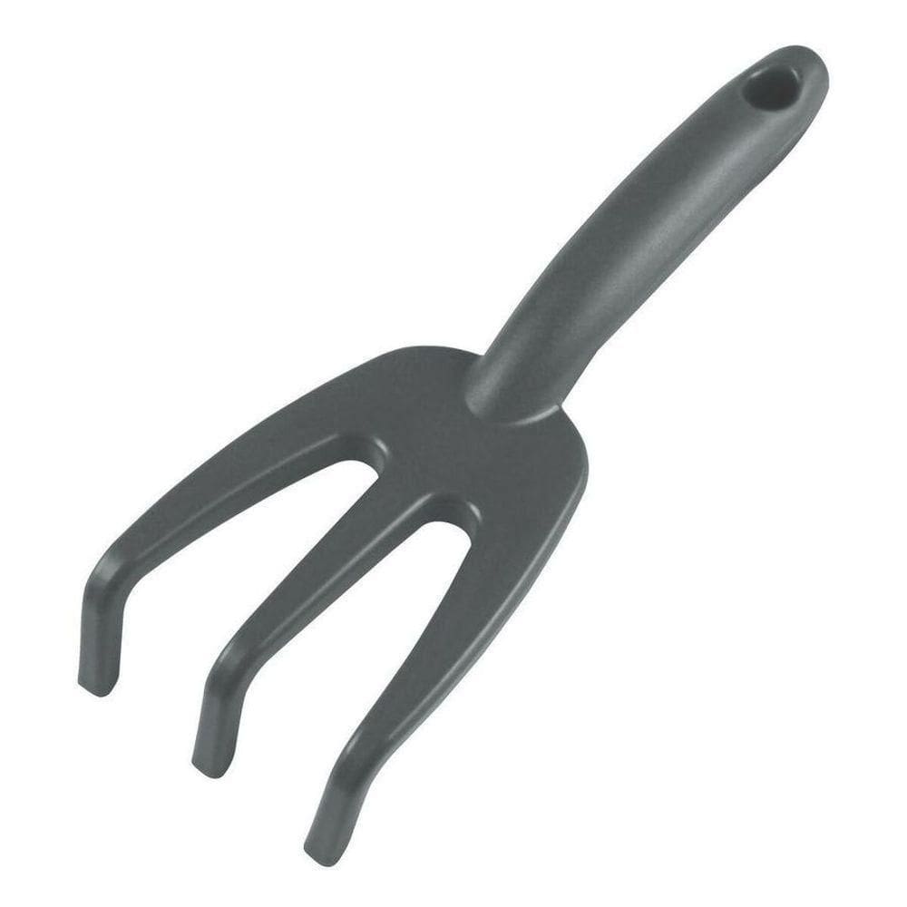 Ancinho Com 3 Dentes Para Jardinagem Em Plástico Grafite - Tramontina