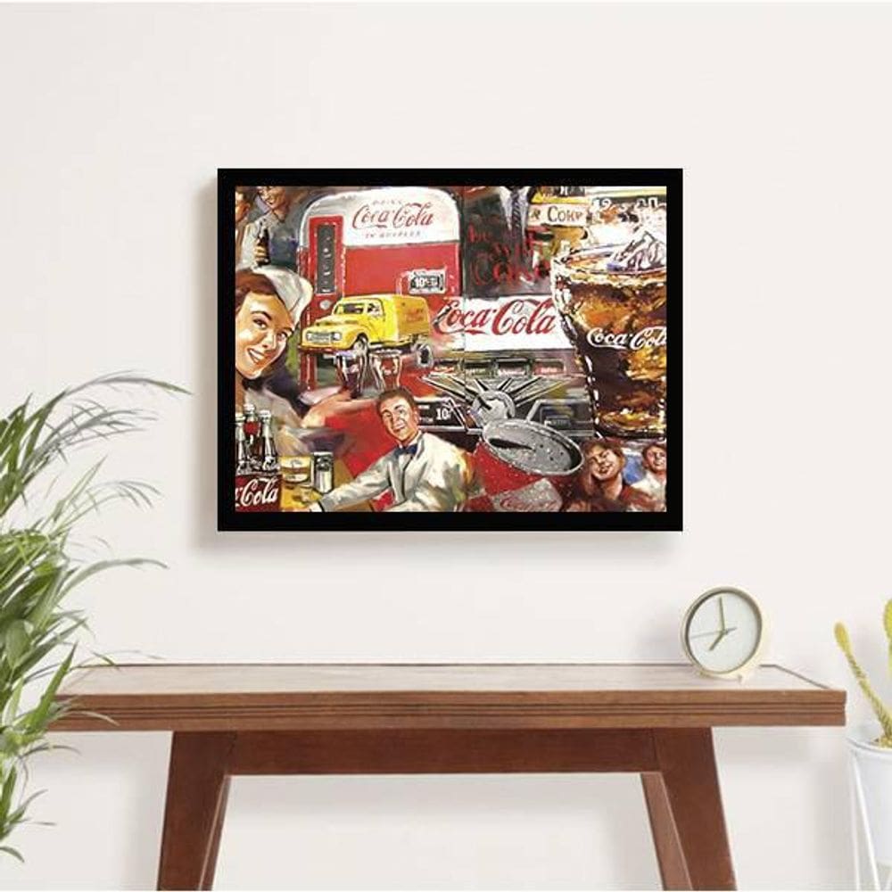 Quadro Decorativo Vintage Coca-Cola