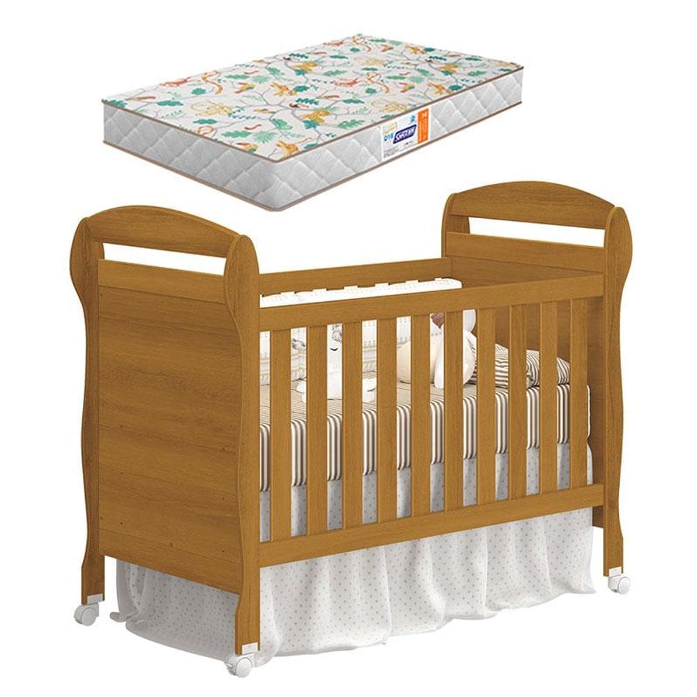 Berço Americano Danny Savana com Colchão Gazin- Reller