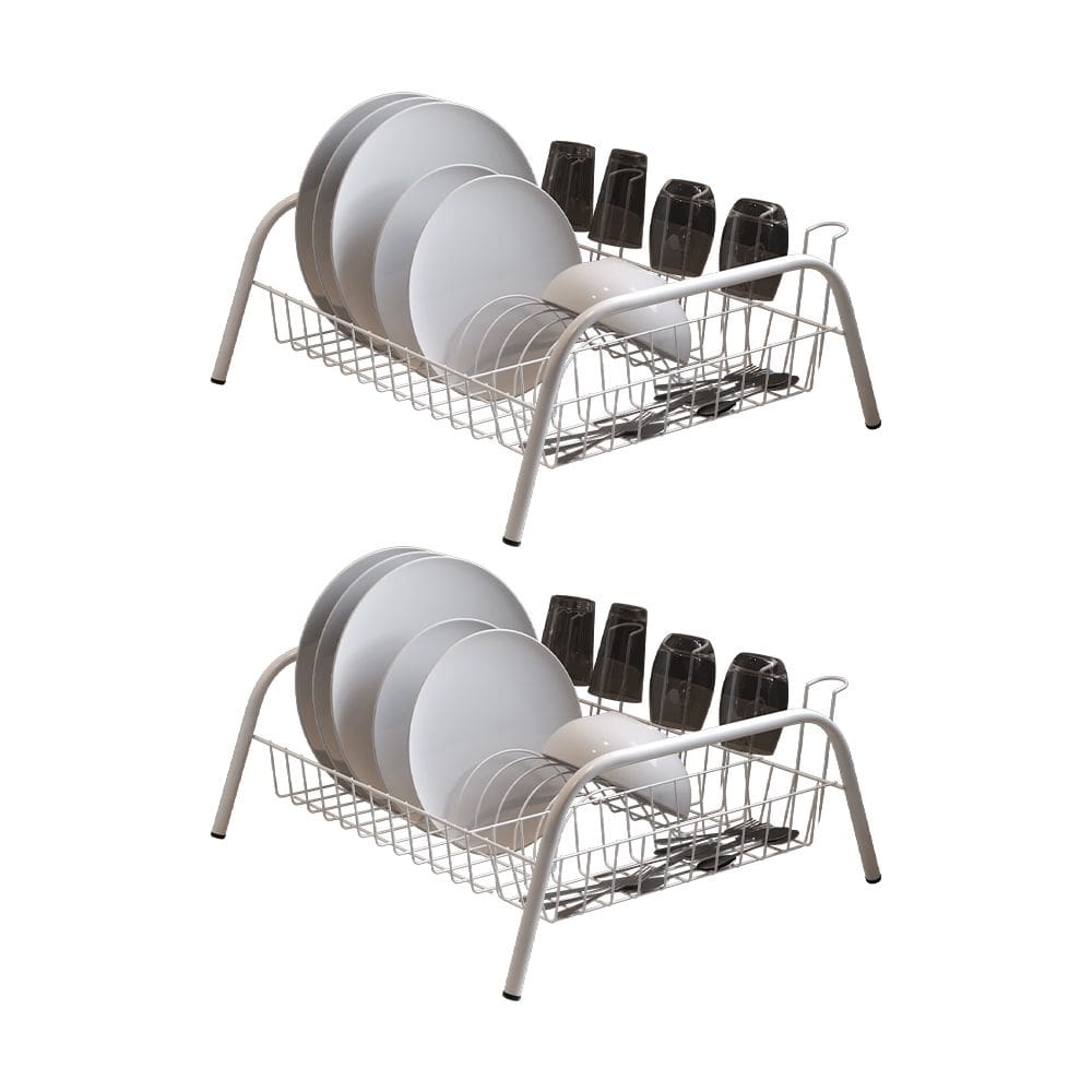 Kit 2 Escorredores de Louças Cama Isabela com Porta Copos Branco