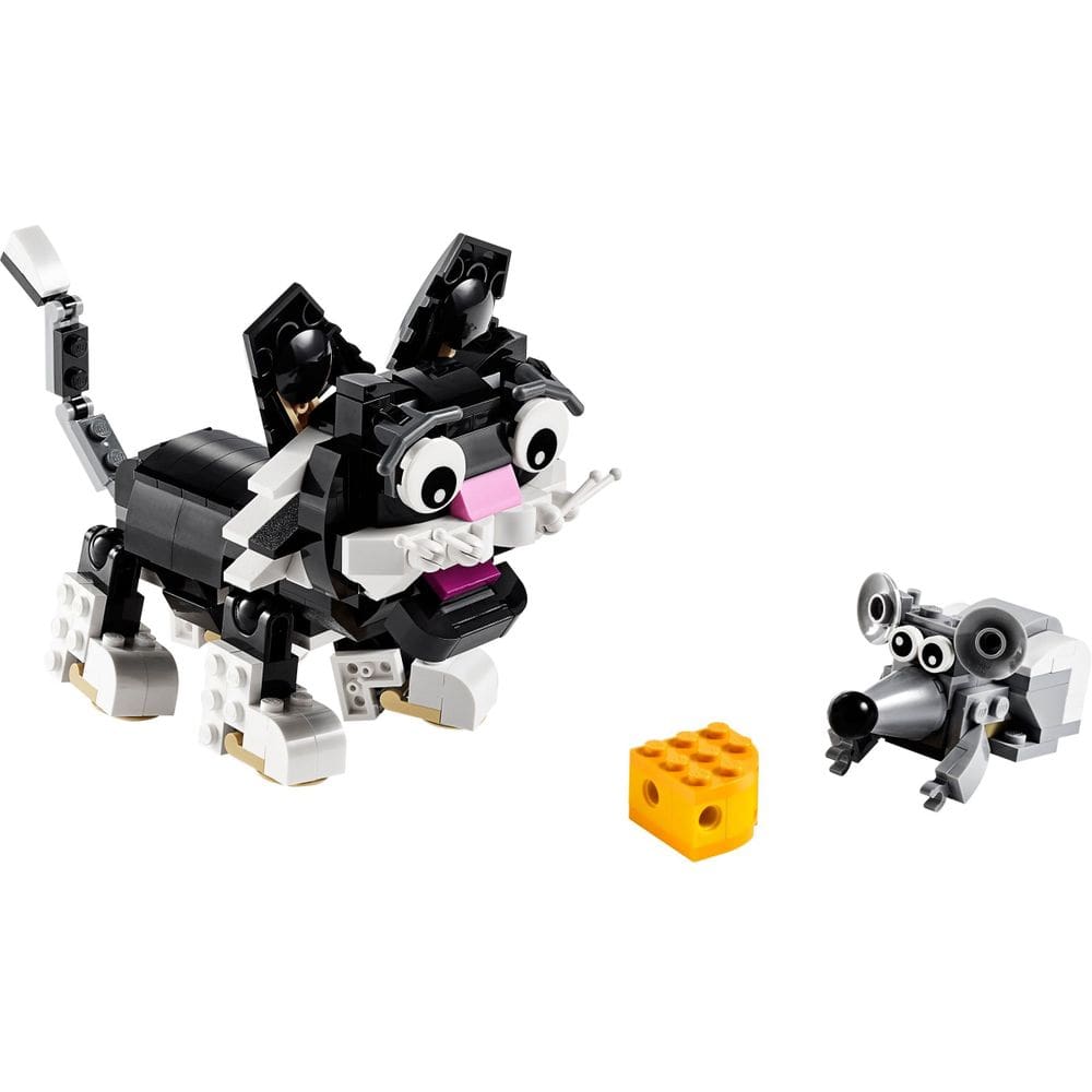 Brinquedo LEGO Creator 31021 Furry Creatures Cat Mouse Puppy Rabbit