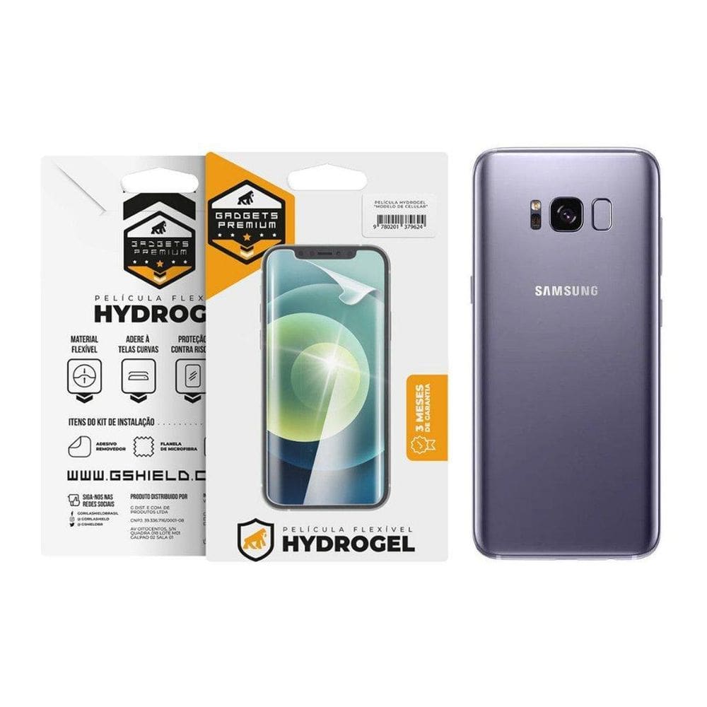 Película Traseira De Hydrogel Para Samsung Galaxy S8 Gshield