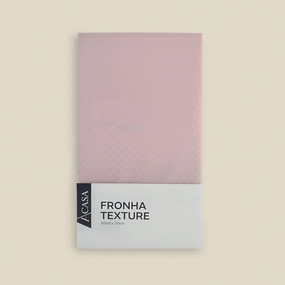 Fronhas Texture Microfibra Rosa - A\\CASA