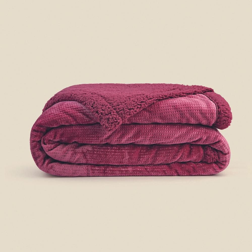 Edredom Sherpa Rosa - A\\CASA