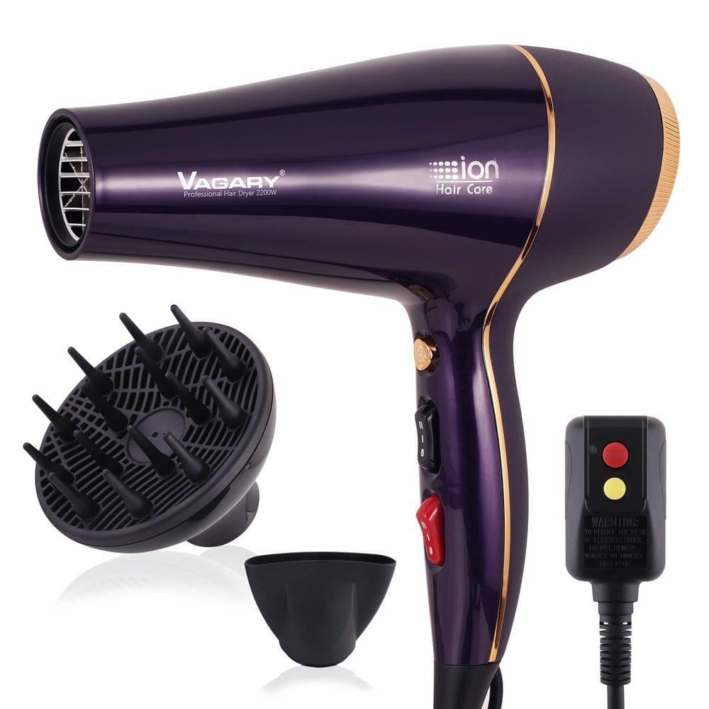 Secador de cabelo VAGARY Professional Salon 2200W AC Motor Ceramic