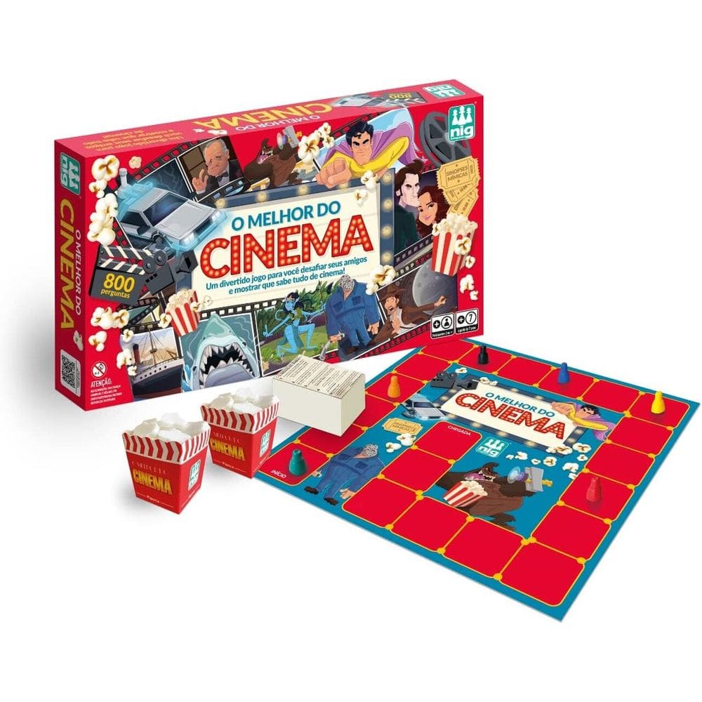 Jogo De Tabuleiro O Melhor Do Cinema - Nig 1126